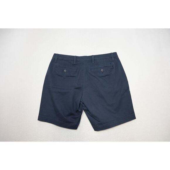 Untuckit Khaki Chino Shorts Stretch Navy Flat St. Vincent 9" INS Mens Size 34 - Picture 5 of 6